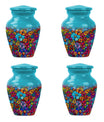 10-inch Classic Flower-Themed Urn for Adult Human Ashes, 