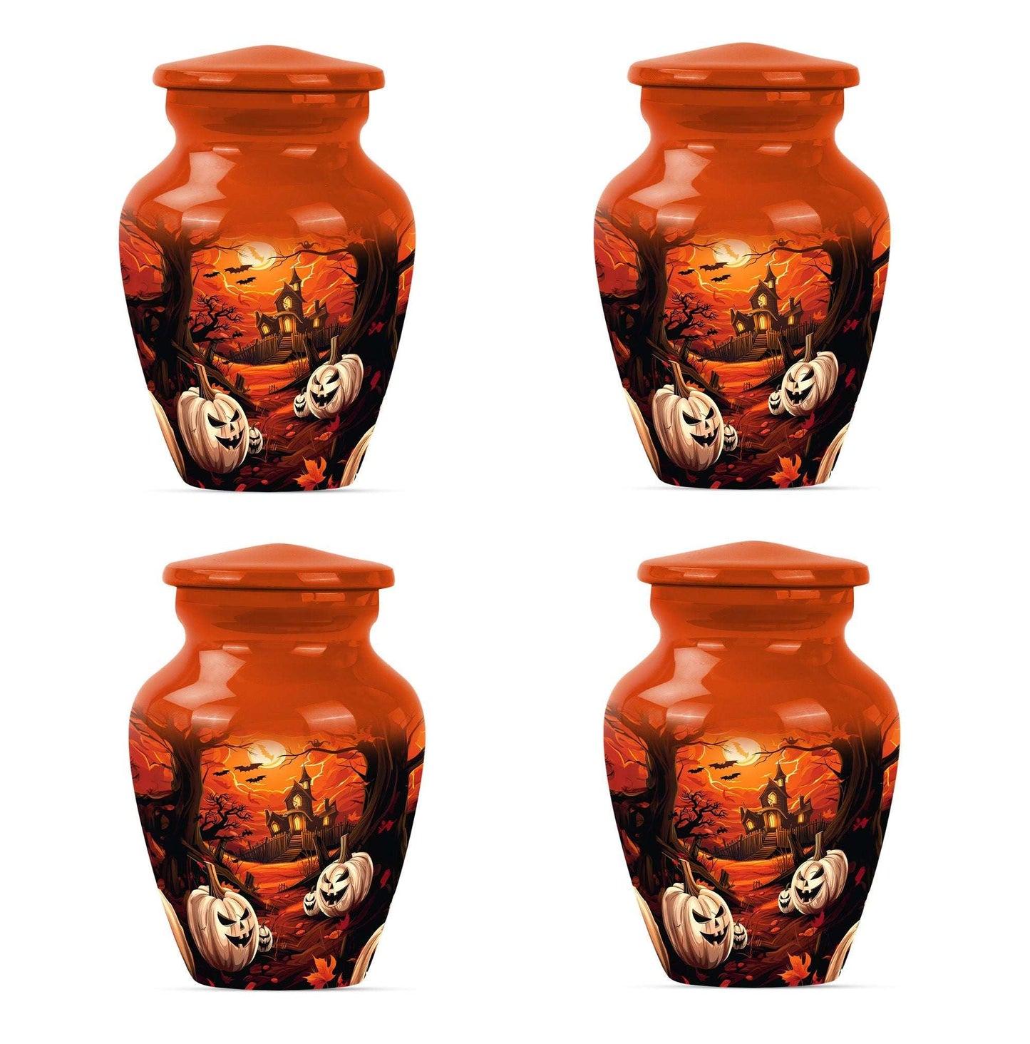 Halloween Theme 3 Inch Keepsake Pack of 4