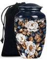 Flowers Theme Large Urn 10 Inch