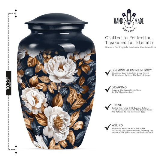  memorial urn for adult female ashes