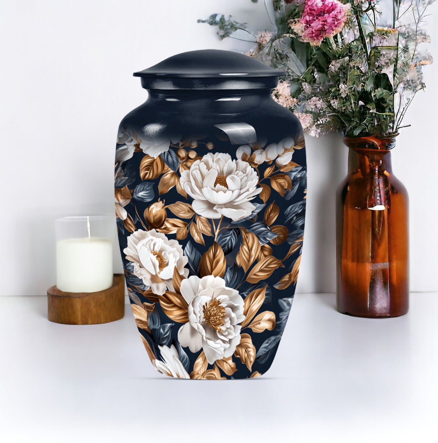  memorial urn for adult female ashes