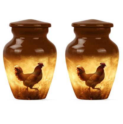 classic chicken urn.
