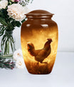 classic chicken urn.