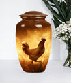 classic chicken urn.