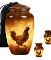 classic chicken urn.