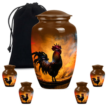 Large Urn with 4 Small Urn