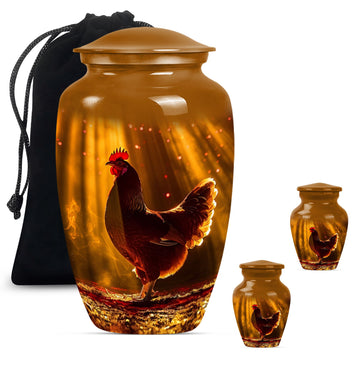 Large Urn with 2 Mini Urn