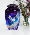10-inch classic chicken urn for burial ashes.