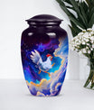 10-inch classic chicken urn for burial ashes.
