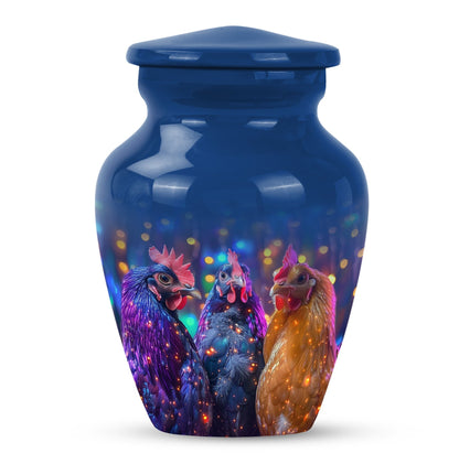 chicken urn for men's ashes.