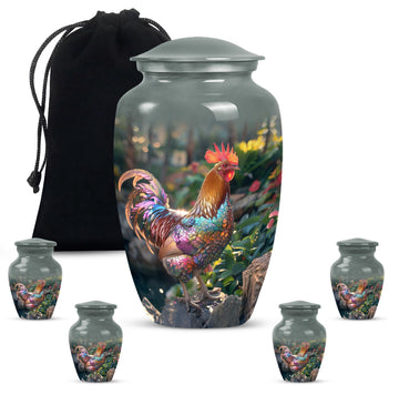 Large Urn with 4 Small Urn