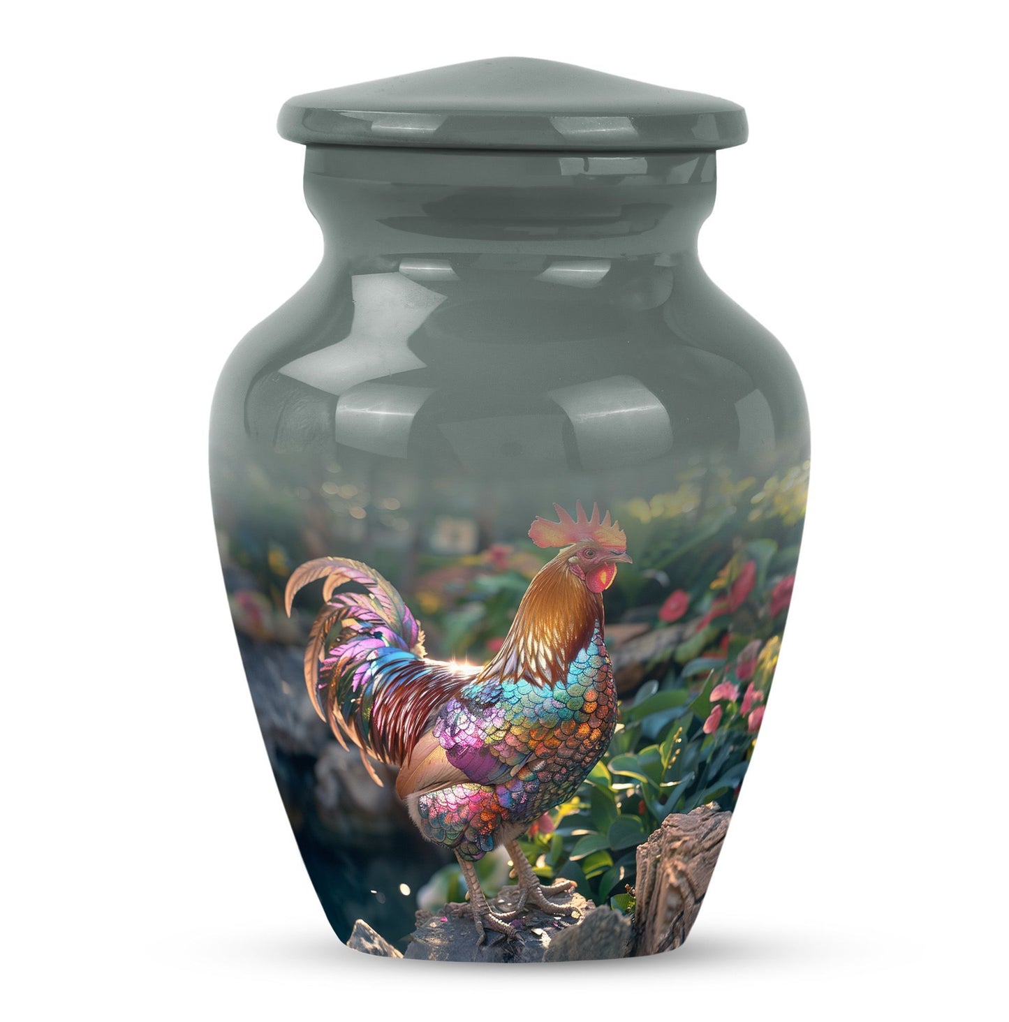 chicken urn for ashes.