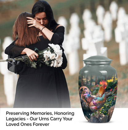 chicken urn for ashes.