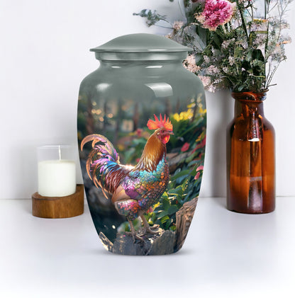 chicken urn for ashes.