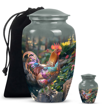 chicken urn for ashes.