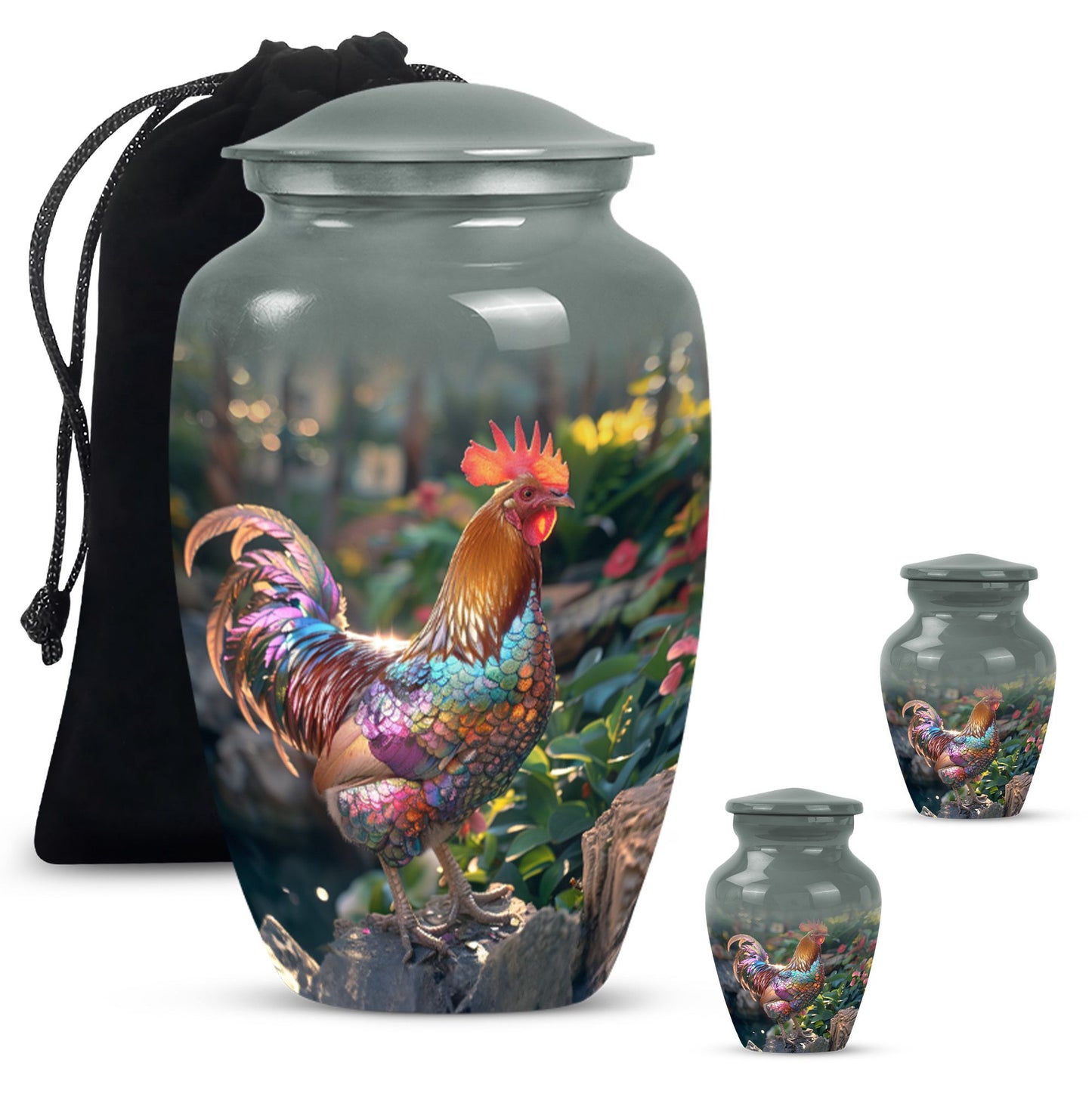 chicken urn for ashes.