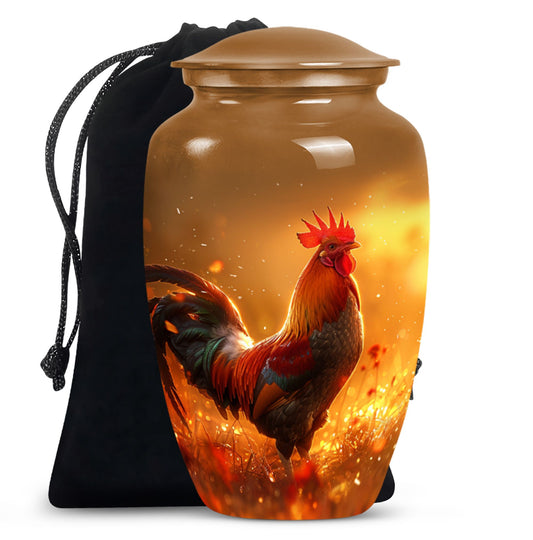 chicken urn for adult male, made 