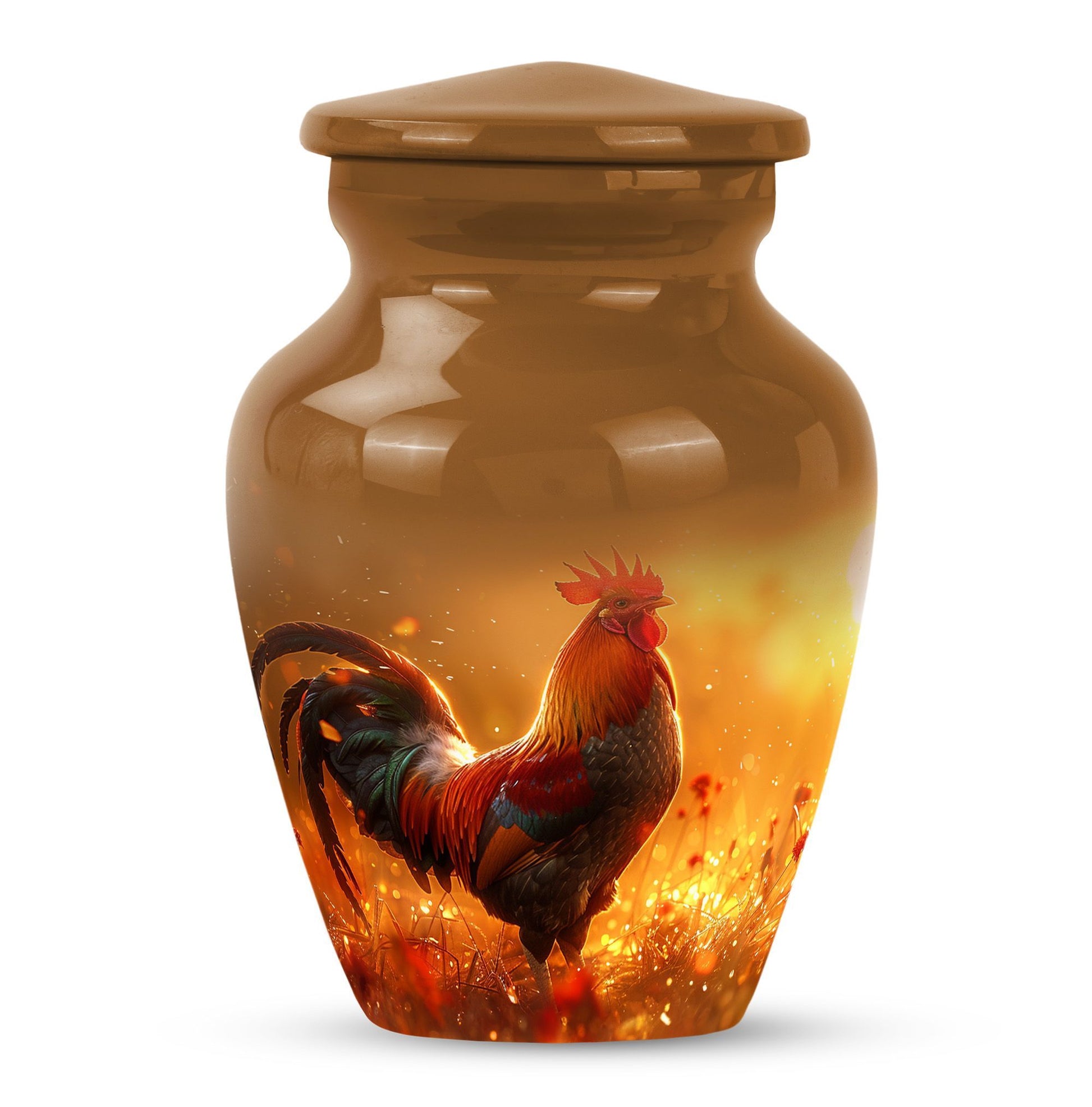 chicken urn for adult male, made 