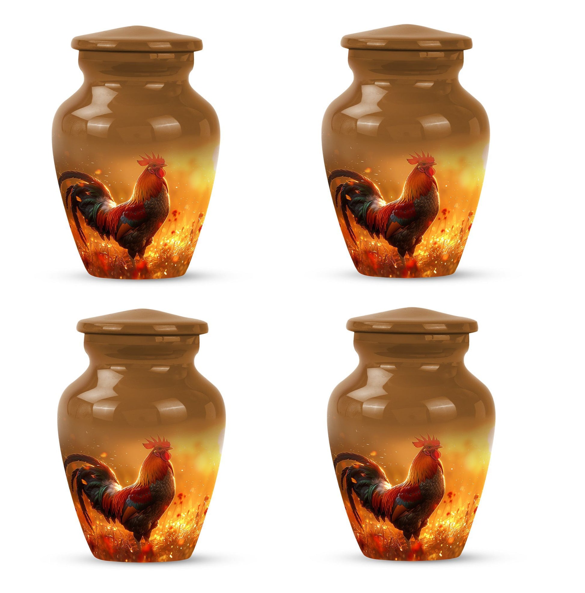 chicken urn for adult male, made 