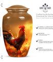 chicken urn for adult male, made 