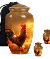 chicken urn for adult male, made 
