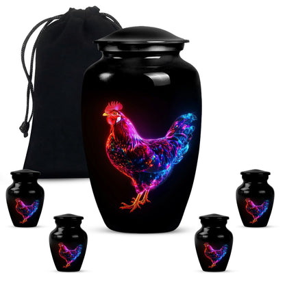 chicken urn for dad's cremation