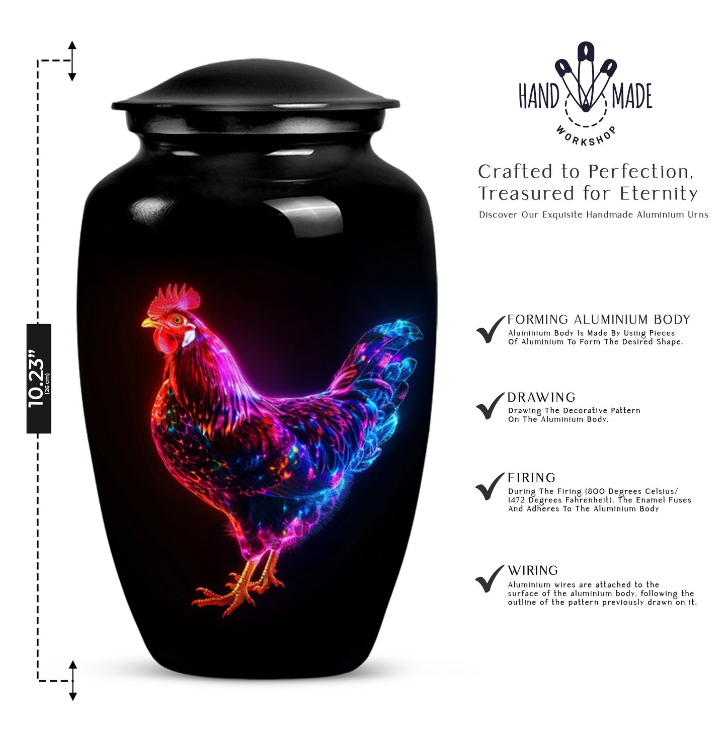 chicken urn for dad's cremation