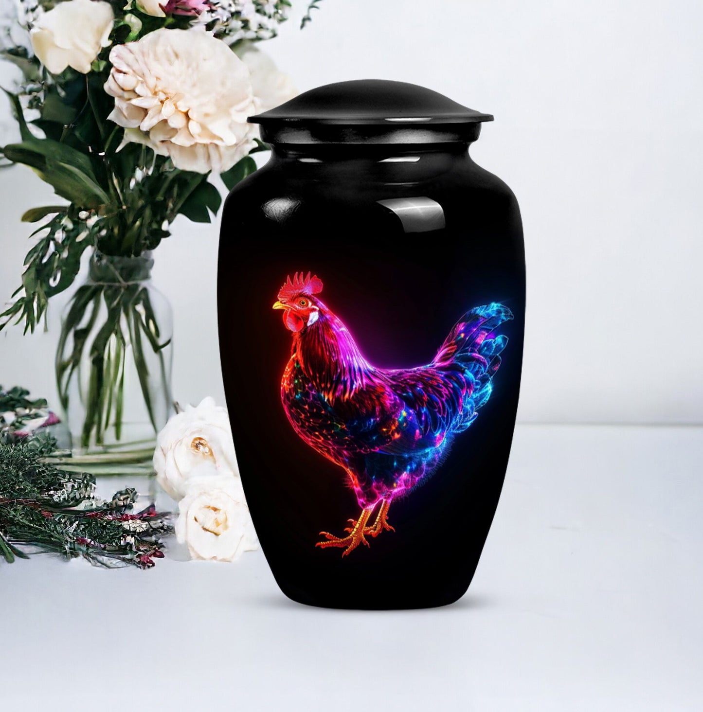 chicken urn for dad's cremation