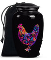 Classic chicken cremation urn 