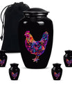 Classic chicken cremation urn 