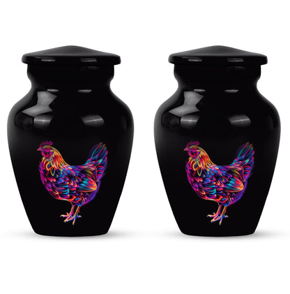 Classic chicken cremation urn 