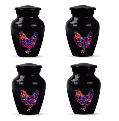 Classic chicken cremation urn 