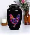 Classic chicken cremation urn 