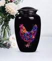 Classic chicken cremation urn 