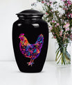 Classic chicken cremation urn 
