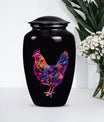 Classic chicken cremation urn 