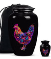 Classic chicken cremation urn 