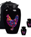 Classic chicken cremation urn 