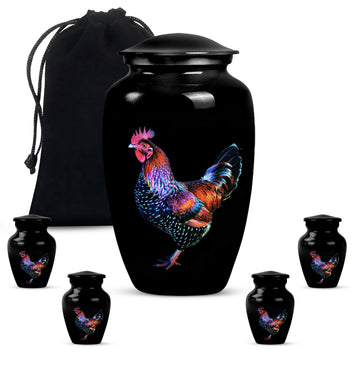 Large Urn with 4 Small Urn