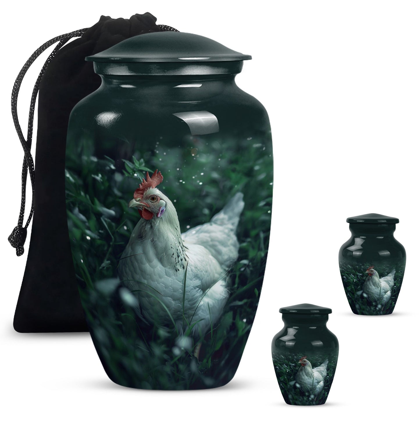 10-inch classic chicken urn
