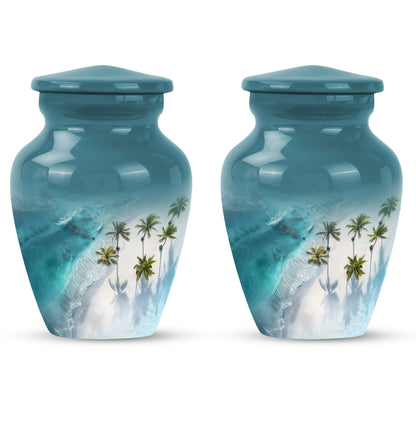 Beach Theme 3 Inch Keepsake Pack of 2