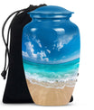 Beach Theme Large Urn 10 Inch