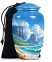 Beach Theme Large Urn 10 Inch