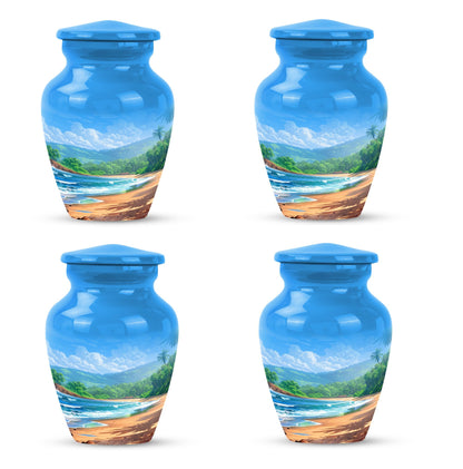 Beach Theme 3 Inch Keepsake Pack of 4