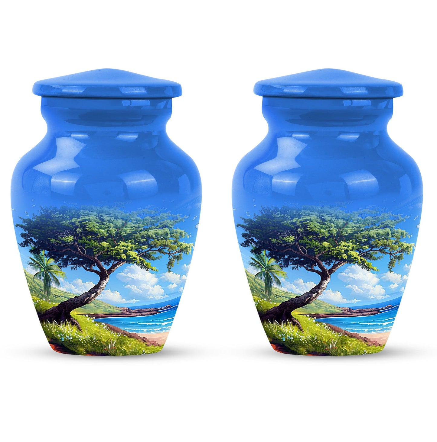 Beach Theme 3 Inch Keepsake Pack of 2