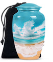 Beach Theme Large Urn 10 Inch