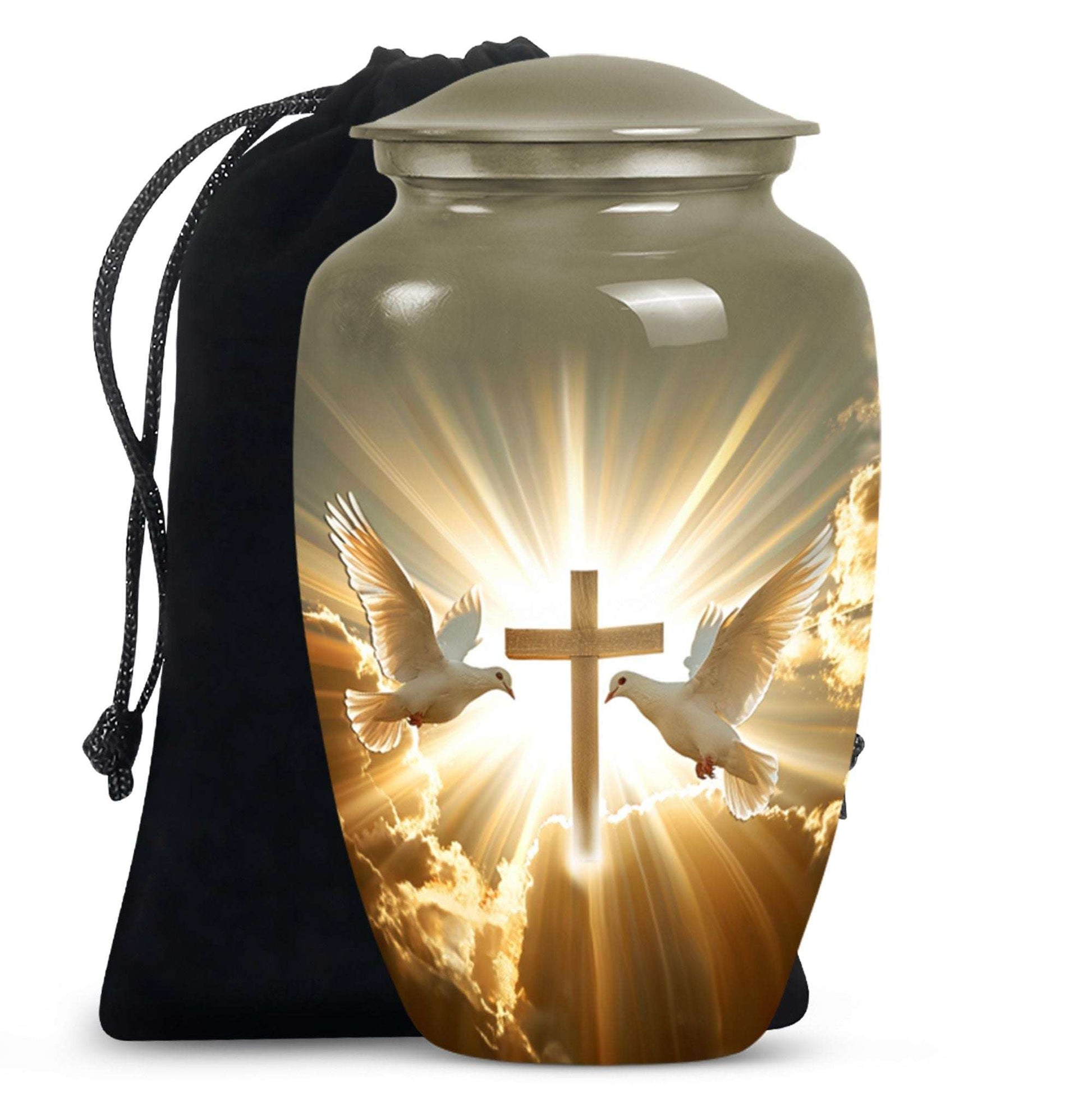 Dove Theme Large Urn 10 Inch