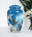  Dove themed cremation urn for women