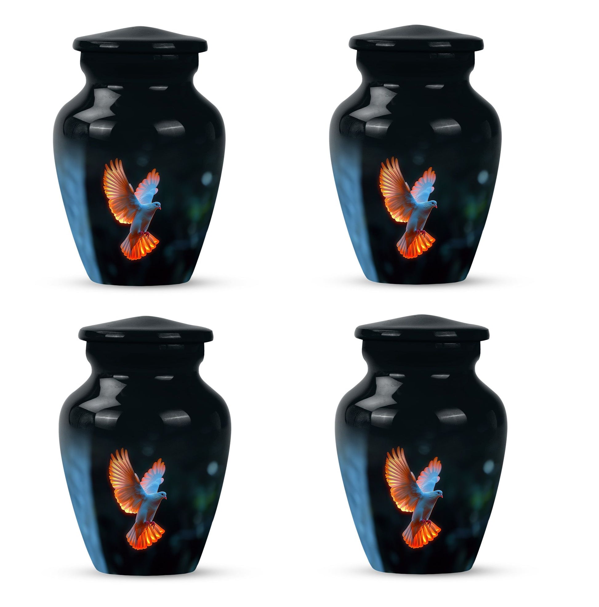 Dove Theme 3 Inch Keepsake Pack of 4