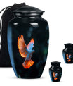 Dove Theme Large Urn With 2 Keepsake Urn